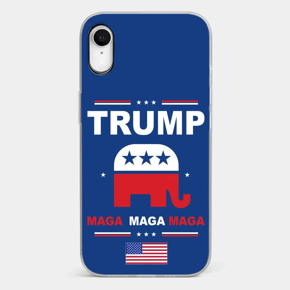 Vote For Trump MAGA 2024 - US Election Clear Phone Case