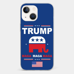 Vote For Trump MAGA 2024 - US Election Clear Phone Case