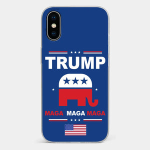 Vote For Trump MAGA 2024 - US Election Clear Phone Case