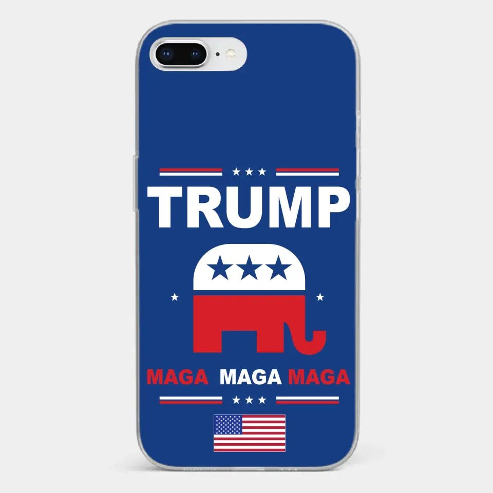 Vote For Trump MAGA 2024 - US Election Clear Phone Case