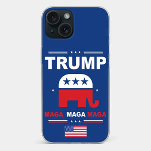 Vote For Trump MAGA 2024 - US Election Clear Phone Case