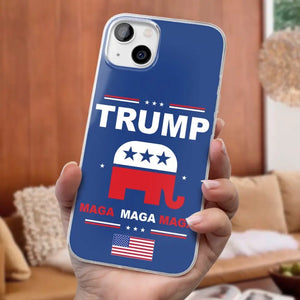 Vote For Trump MAGA 2024 - US Election Clear Phone Case