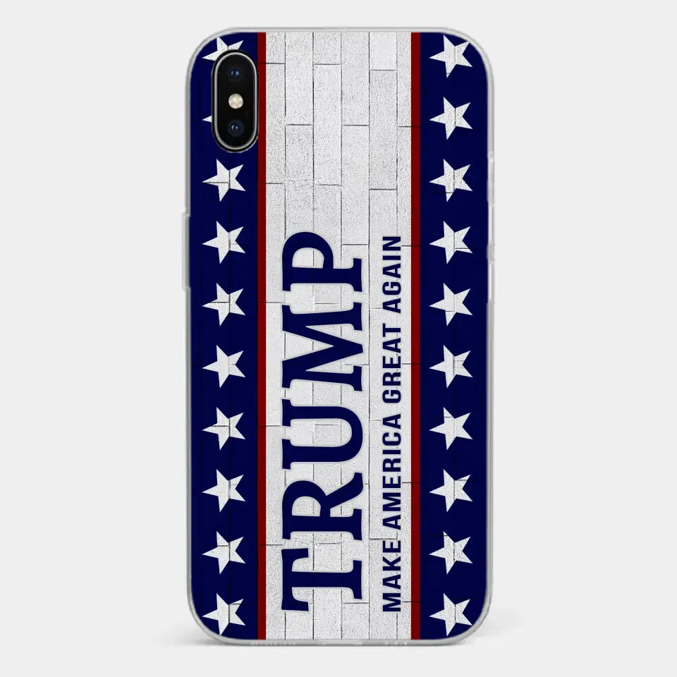 He Is Waiting For Your Vote - US Election Clear Phone Case