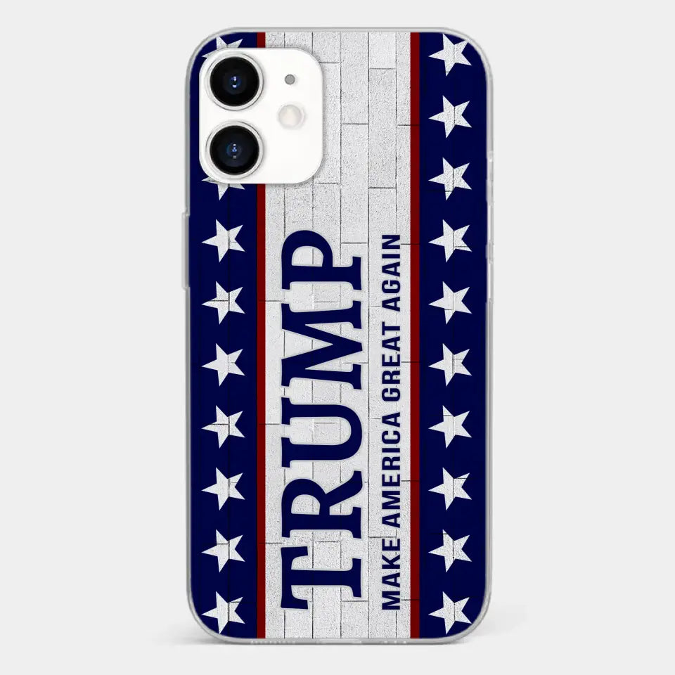 He Is Waiting For Your Vote - US Election Clear Phone Case