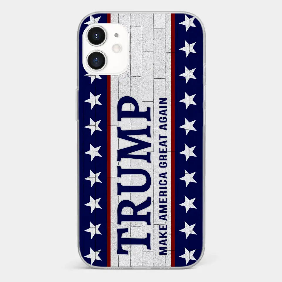 He Is Waiting For Your Vote - US Election Clear Phone Case