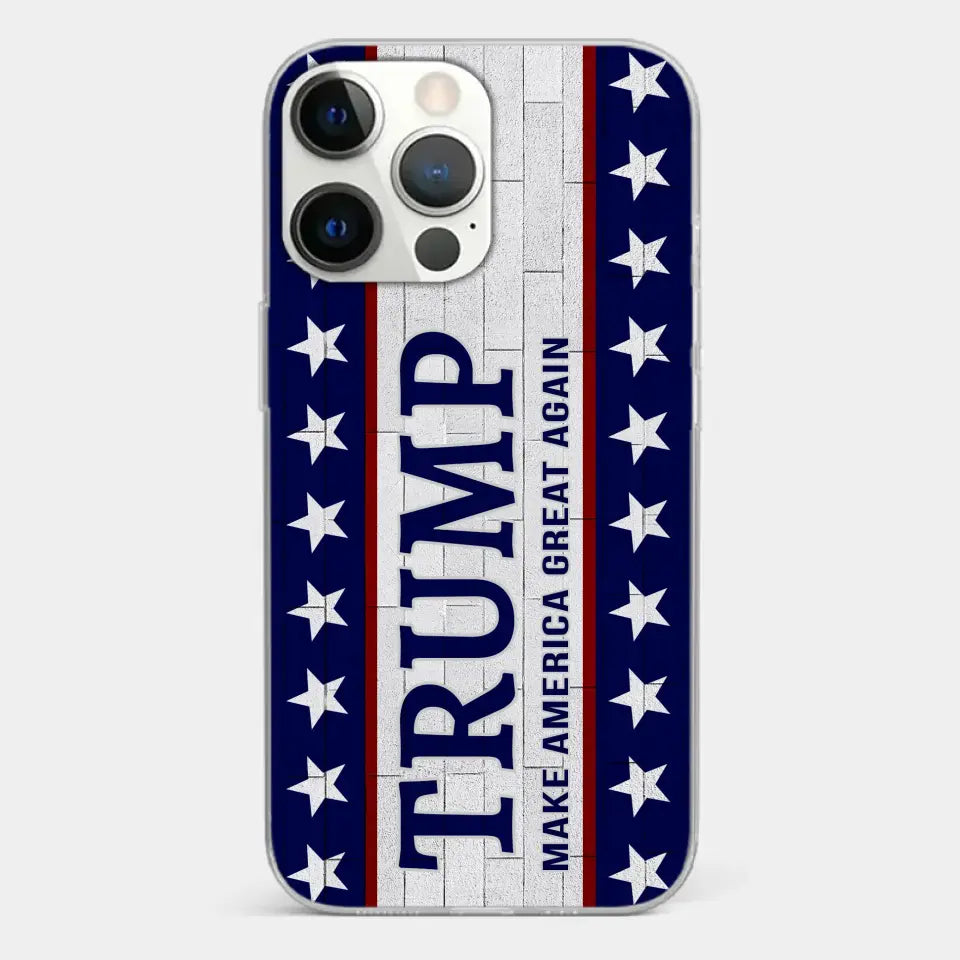 He Is Waiting For Your Vote - US Election Clear Phone Case