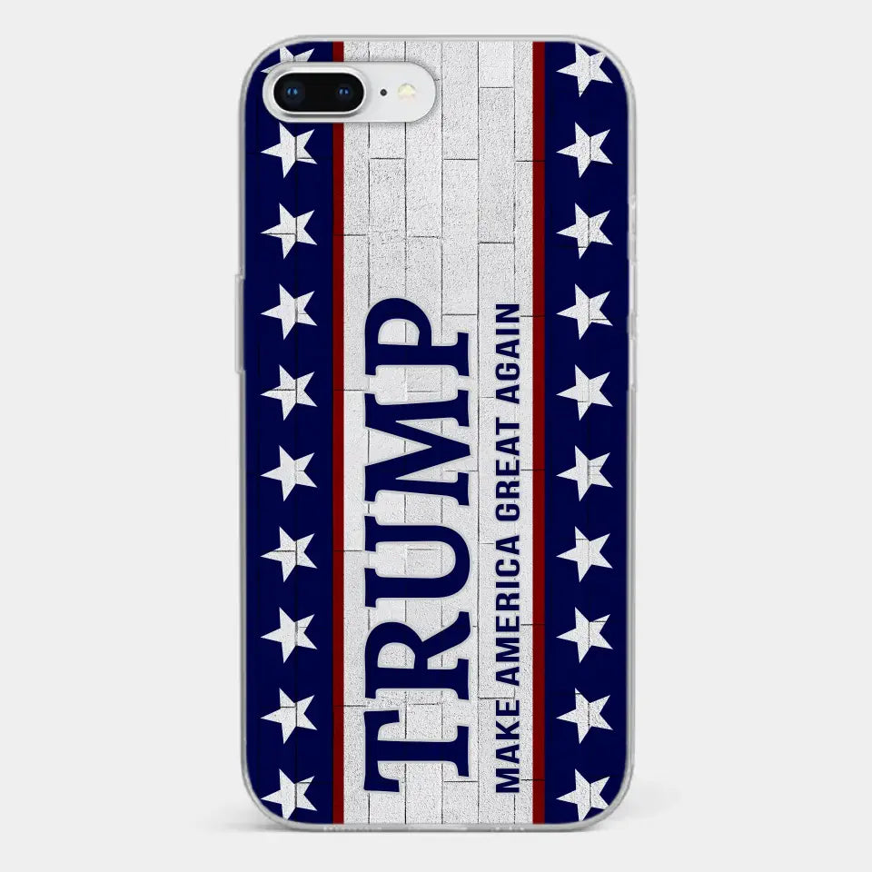 He Is Waiting For Your Vote - US Election Clear Phone Case