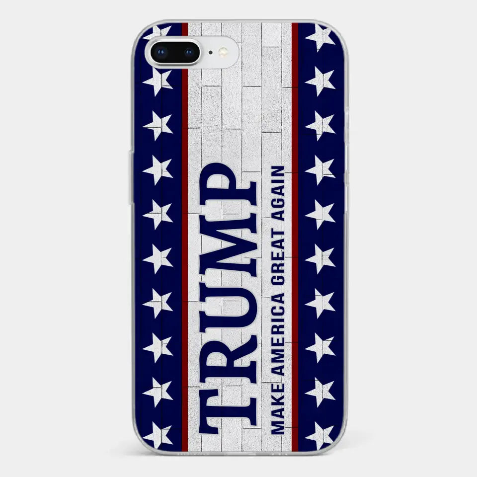 He Is Waiting For Your Vote - US Election Clear Phone Case