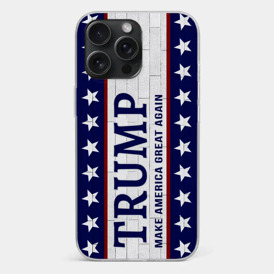 He Is Waiting For Your Vote - US Election Clear Phone Case