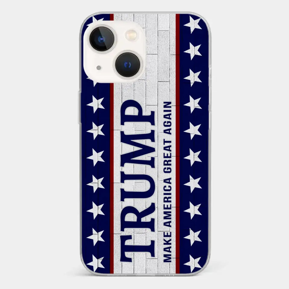 He Is Waiting For Your Vote - US Election Clear Phone Case