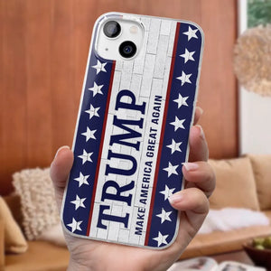 He Is Waiting For Your Vote - US Election Clear Phone Case