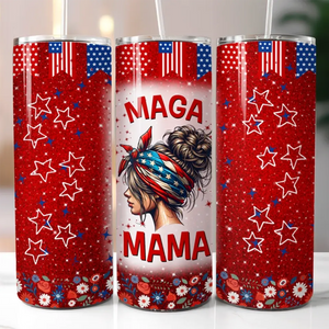 Trump Girl, MAGA 2024 - US Elections Personalized Custom Skinny Tumbler, Trump Tumbler - Gift For Best Friends, BFF, Sisters