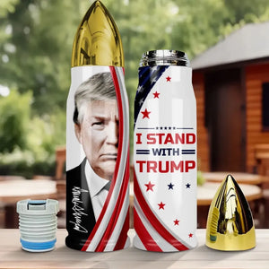 Felon 47 Is Ready - US Election Bullet Tumbler - Gift For Best Friends, BFF, Sisters