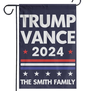 Fight Alongside With Trump And Vance - Trump US Election House Flag, Garden Flag