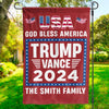 God Bless America - US Election House Flag, Garden Flag