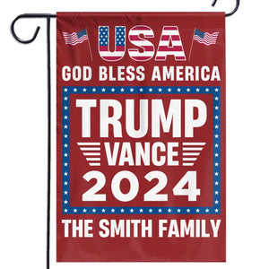 God Bless America - US Election House Flag, Garden Flag