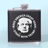 Stand With Trump, Make America Great Again - US Election Hip Flask - Gift For Trump Supporters