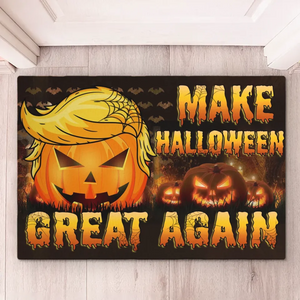 Trump Makes Halloween Great Again - US Elections Home Decor Decorative Mat, Republican Halloween Gift