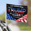 Trump 2024, Take America Back To Make It Greater - Trump US Election Car Window Flag - Gift For Republican Supporters
