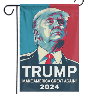 Trump Will Make America Great Again 2024 - Trump US Election House Flag, Garden Flag