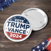Vote For The Former President And His Senate Ally - US Political PinBack Button