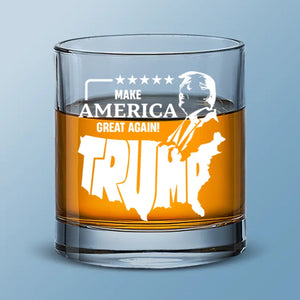 Sustain American Success - US Election Whiskey Glass - Gift For Conservative Supporters