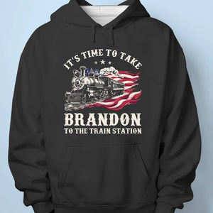 Welcome Brandon To The Train Station - US Election Unisex T-shirt, Hoodie, Sweatshirt