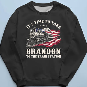 Welcome Brandon To The Train Station - US Election Unisex T-shirt, Hoodie, Sweatshirt