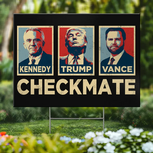 Checkmate Team Bring Back American Pride - US Elections Yard Sign, Decoration Gift For Conservative Supporters