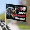Renew America's Promise - US Election Car Window Flag - Gift For Conservative Supporters