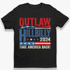 Outlaw & Hillbilly 2024, Bring Back American Pride - US Election Unisex T-shirt, Hoodie, Sweatshirt