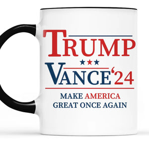 No Suits, No Nonsense, Just Real America - US Elections Accent Mug