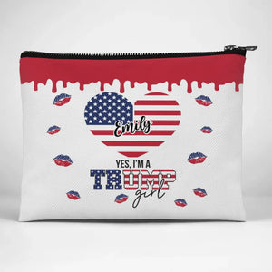 You're Right, I'm All-American Girl - US Election Personalized Custom Cosmetic Bag - Gift For Best Friends, BFF, Sisters