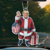 Celebrate The Holidays With A Touch Of Patriotism - US Election Car Ornament - Christmas Gift For Conservative Supporters