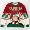 I Know You Miss Me Already - US Election Ugly Sweatshirt - Unisex Wool Jumper - Christmas Gift For Red-Wave Supporters