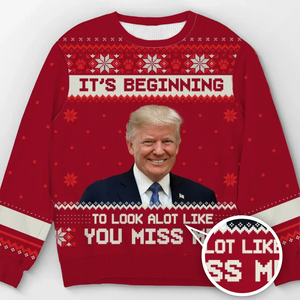 Not Gonna Let You Wait, I'm Back - US Election Ugly Sweatshirt - Unisex Wool Jumper - Christmas Gift For Red-Wave Supporters