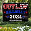 Revive American Values - US Elections Yard Sign, Decoration Gift For Conservative Supporters