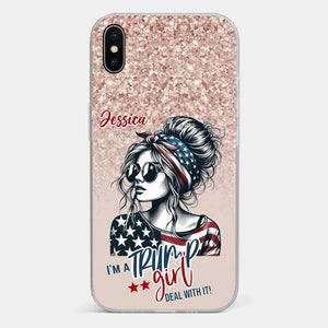 I'm A Conservative Girl, Deal With It - US Election Clear Phone Case - Gift For Best Friends, BFF, Sisters