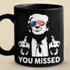 That Sucks, You Missed Me Twice - US Election Black Mug