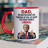 I Didn't Grow Up As A Liberal - US Elections Accent Mug