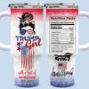 Never Underestimate The Power Of A Girl Who Believes - US Election 40 Oz Stainless Steel Tumbler With Handle - Gift For Best Friends, BFF, Sisters