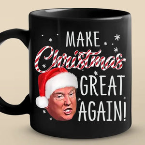 Santa Good Vibes - US Election Black Mug