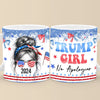 United Strong Girls Bring Hope And Change - US Elections Personalized Custom Mug - Gift For Best Friends, BFF, Sisters