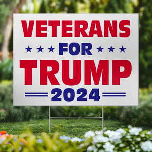 All For Him 2024 - US Elections Yard Sign, Decoration Gift For Conservative Supporters