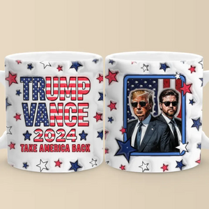 Keep Hope Alive By Standing Strong - US Elections 3D Inflated Effect Printed Mug - Gift For Conservative Supporters