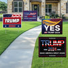 Let's Vote For The Right Person - US Elections Yard Sign, 4 Different Designs, Decoration Gift For Conservative Supporters