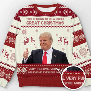 Bring Back American Pride In Every Way Possible - US Election Ugly Sweatshirt - Unisex Wool Jumper - Christmas Gift For Red-Wave Supporters