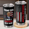 He's Back To Make The Nation Stronger - US Election 20oz Tumbler
