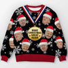 The Gold Medal Goes To No.45 - US Election Ugly Sweatshirt - Unisex Wool Jumper - Christmas Gift For Red-Wave Supporters