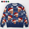 Hey, I'm Watching You - US Election Ugly Sweatshirt - Unisex Wool Jumper - Christmas Gift For Red-Wave Supporters